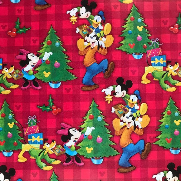 DISNEY MICKEY MOUSE & FRIENDS 60 SF GIFT WRAP NEW